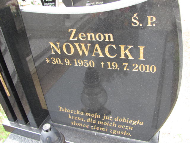 Zenon Nowacki 1950 Dolsk - Grobonet - Wyszukiwarka osób pochowanych