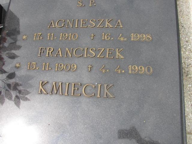 Franciszek Kmiecik 1909 Dolsk - Grobonet - Wyszukiwarka osób pochowanych