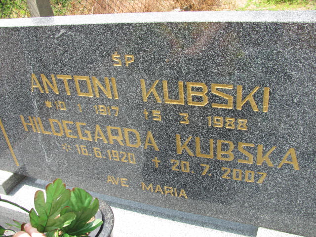 Antoni Kubski 1917 Dolsk - Grobonet - Wyszukiwarka osób pochowanych