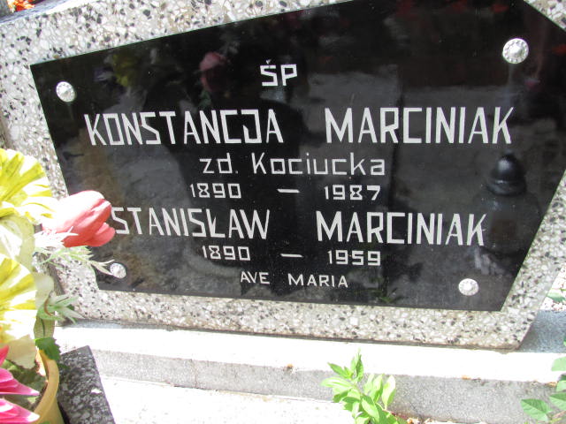 Konstancja Marciniak 1889 Dolsk - Grobonet - Wyszukiwarka osób pochowanych