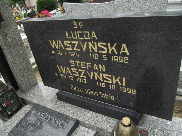 Łucja Waszyńska 1914 Dolsk - Grobonet - Wyszukiwarka osób pochowanych