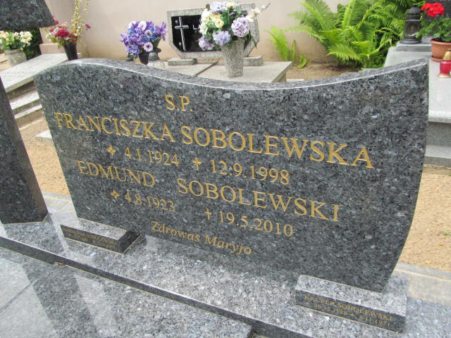 Franciszka Sobolewska 1924 Dolsk - Grobonet - Wyszukiwarka osób pochowanych