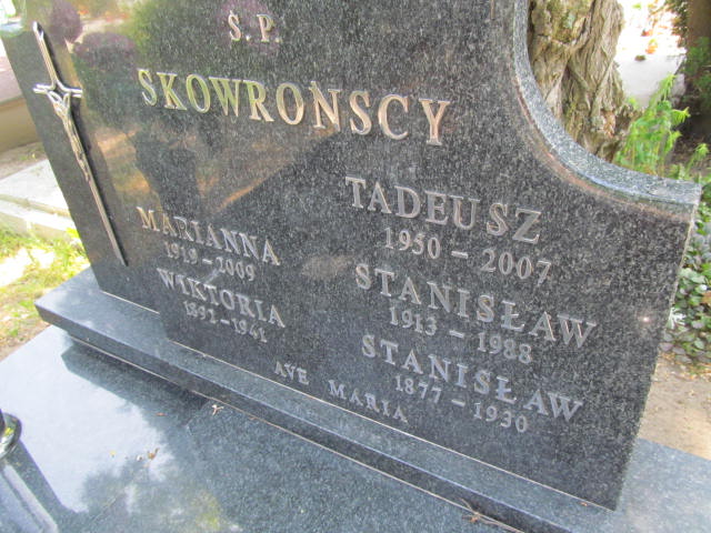 Stanisław Skowroński 1876 Dolsk - Grobonet - Wyszukiwarka osób pochowanych