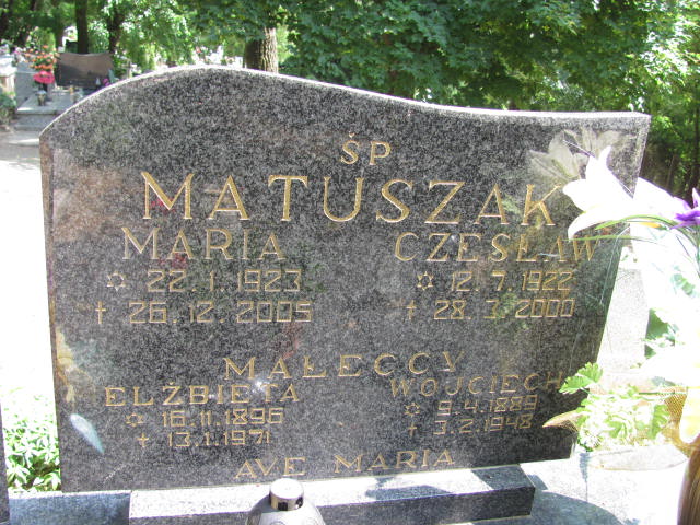 Maria Matuszak 1923 Dolsk - Grobonet - Wyszukiwarka osób pochowanych