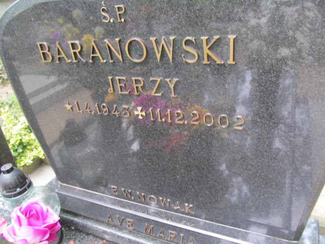 Jerzy Baranowski 1943 Dolsk - Grobonet - Wyszukiwarka osób pochowanych