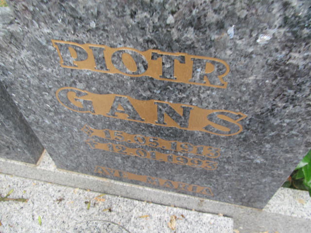 Piotr Gans 1913 Dolsk - Grobonet - Wyszukiwarka osób pochowanych