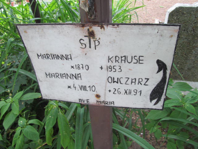 Marianna Owczarz 1910 Dolsk - Grobonet - Wyszukiwarka osób pochowanych